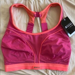Shock Absorber Ult Run Pink Sports Bra 34DDD(F)